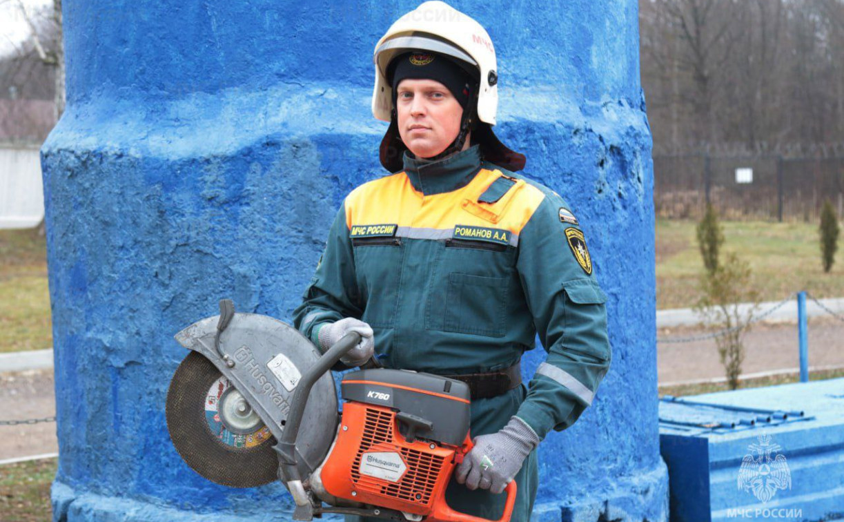 Офицер Тульского спасательного центра получил награду на фестивале «Созвездие мужества»