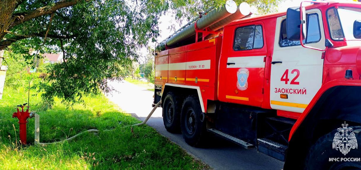 За прошедшие сутки в Тульской области потушено три пожара 