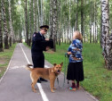 В Комсомольском парке Тулы ловили нарушителей правил выгула собак