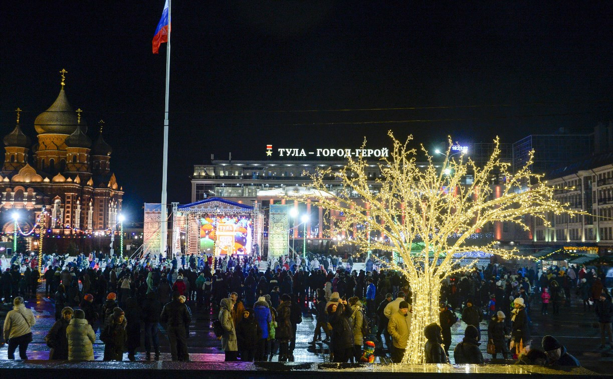 Новогодние мероприятия в Туле посетили более 60 тысяч человек
