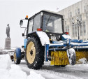 Как улицы Тулы расчищают от снега: Фоторепортаж