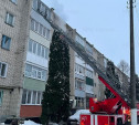 При пожаре в Ефремове спасатели эвакуировали четырех человек 