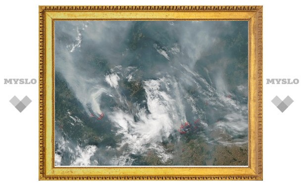 Дым российских пожаров поднялся на 12 километров