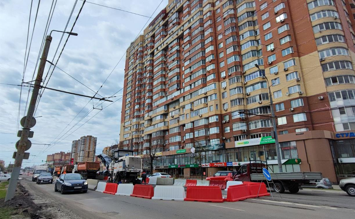 Администрация Тулы: проспект Ленина будут перекрывать для ремонта до 10 июля   