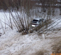 В Тульской области парень попал в ДТП на угнанном автомобиле