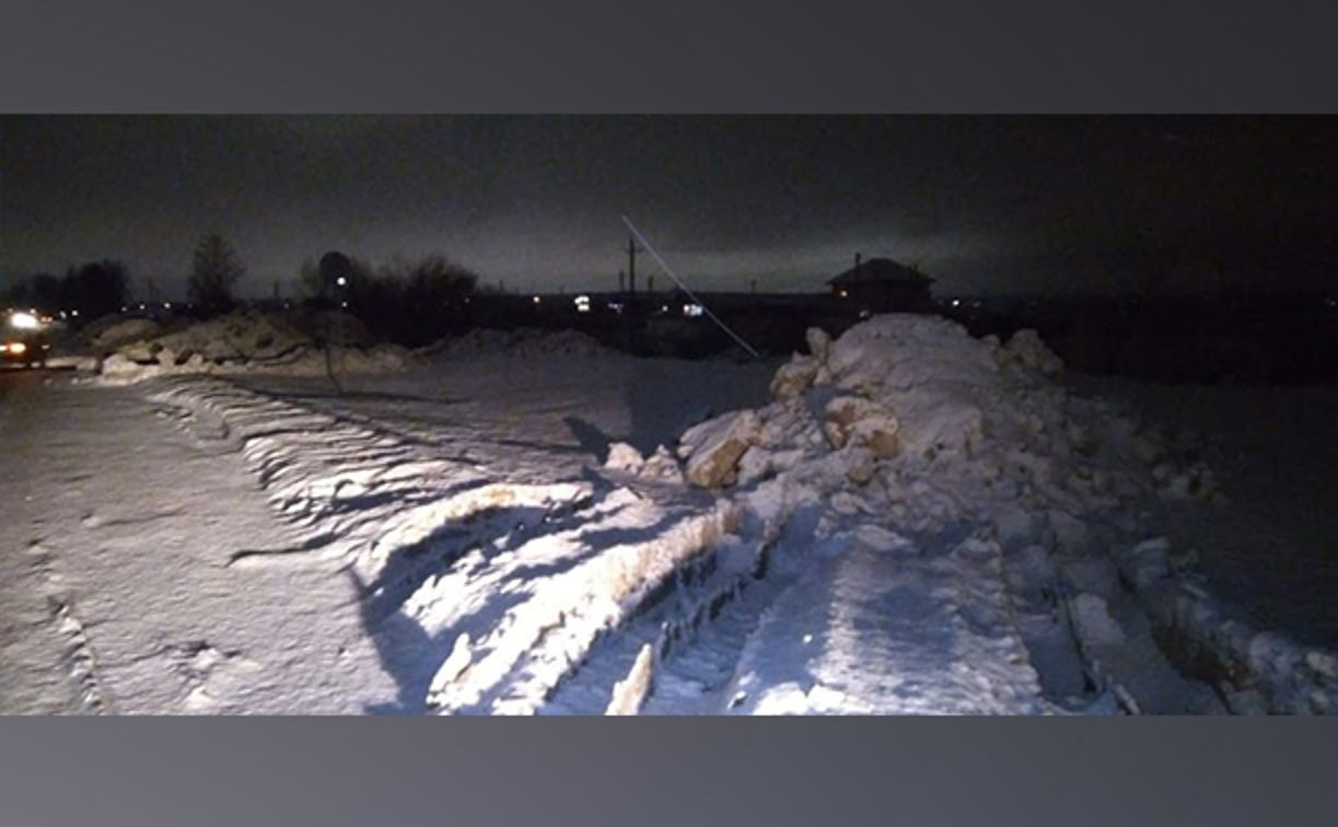 В Большой Туле убранный снег свозили на частную территорию: администрация проведет проверку
