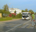 «Накажи автохама»: водитель автобуса не пропустил пешехода