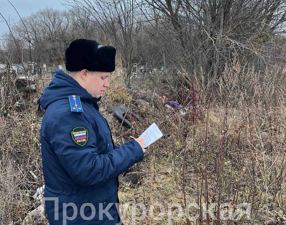 В Тепло-Огаревском районе прокуратура нашла мусорные свалки на территории 10 кладбищ 