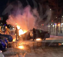 В Туле на ул. Лейтейзена сгорел автомобиль