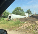 Новая водонапорная башня в Суворове рухнула через сутки после установки