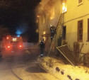 В Алексине пожар в жилом доме тушили больше часа