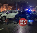 На ул. Дмитрия Ульянова в Туле произошло жесткое ДТП