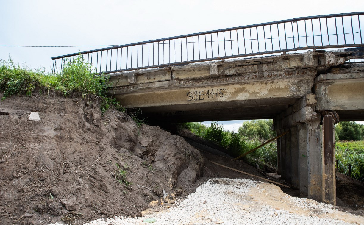 Как идет ремонт Баташевского моста в Туле: фото