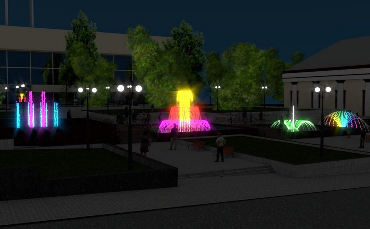 Каким станет фонтан возле драмтеатра