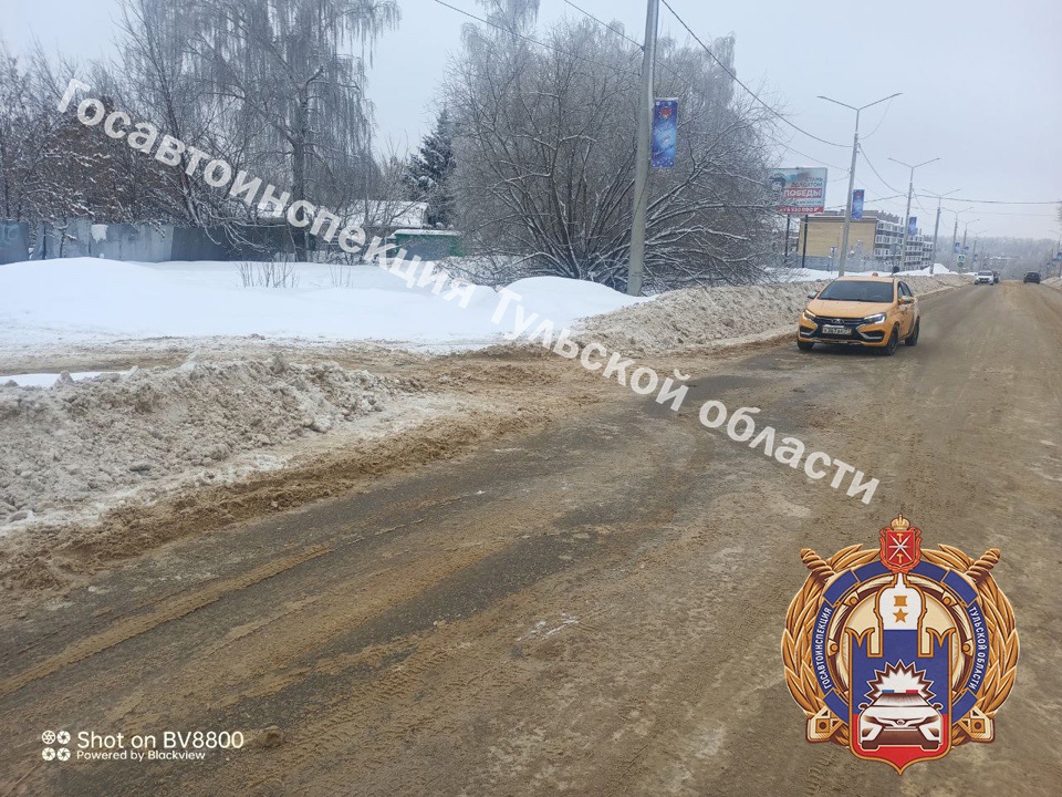 В Новомосковске ВАЗ снес 75-летнюю пенсионерку с дороги 