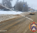 В Новомосковске ВАЗ снес 75-летнюю пенсионерку с дороги 