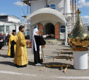 В тульской колонии митрополит Алексий освятил купола нового храма