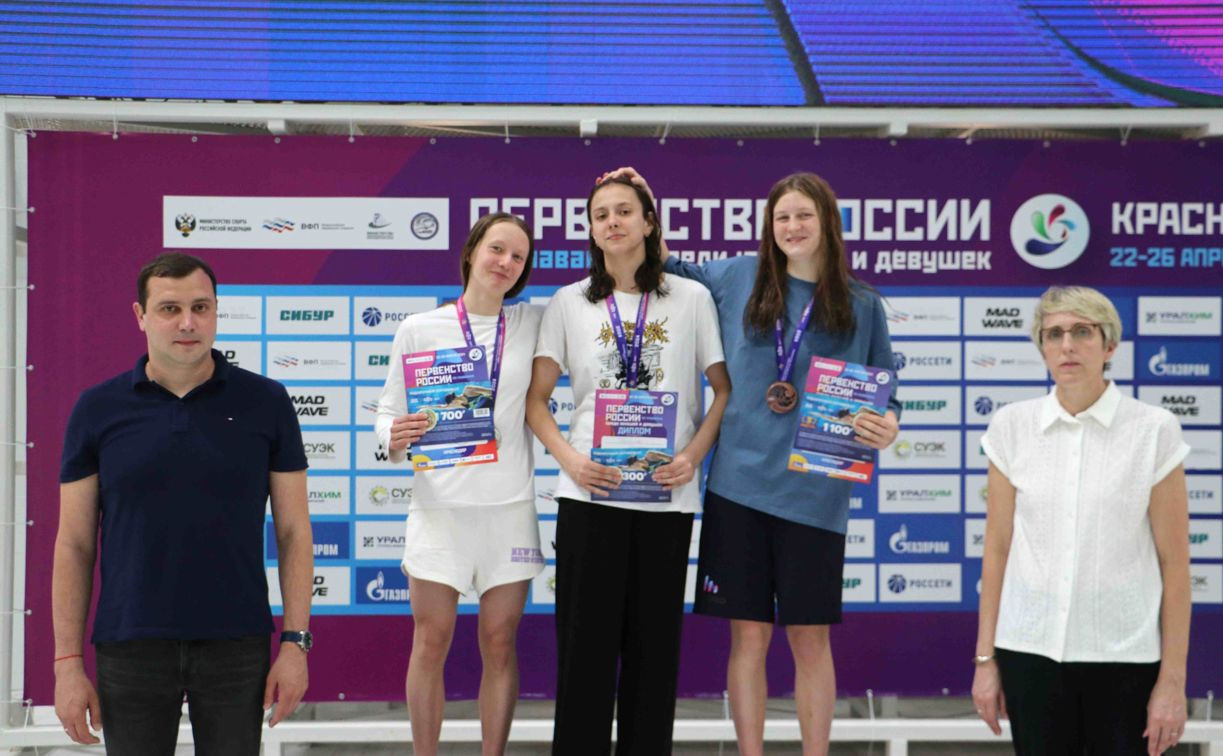 Тулячка взяла еще одну медаль на первенстве России по плаванию