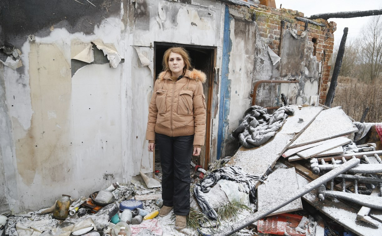 Семья погорельцев из Киреевского района просит помощи у туляков