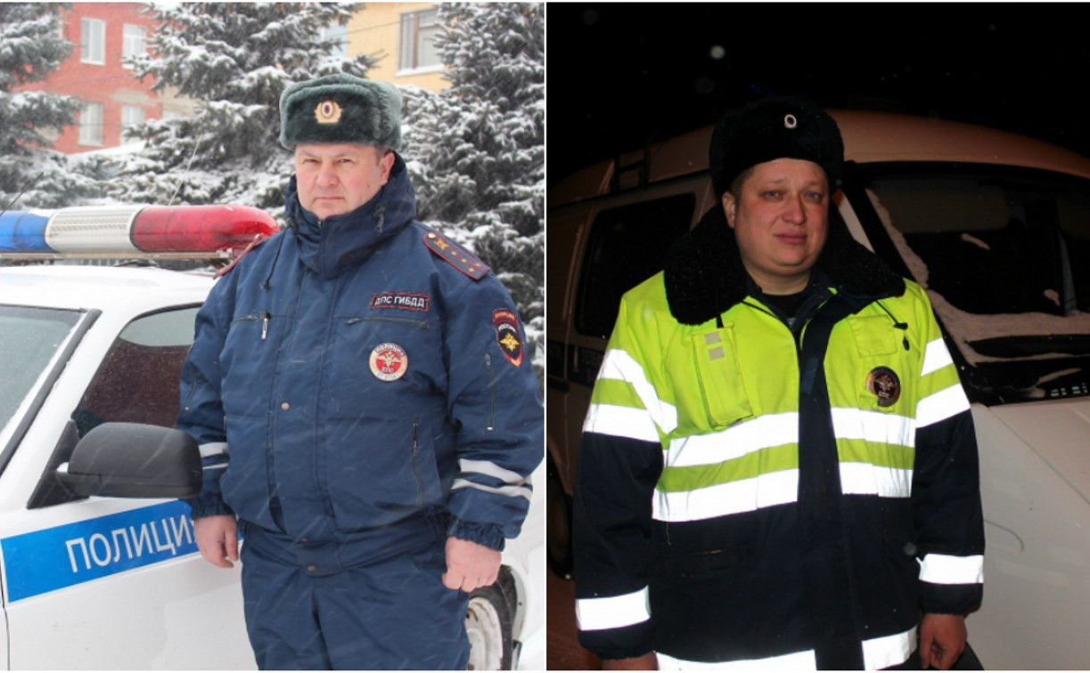 Орловские полицейские спасли замерзавших туляков