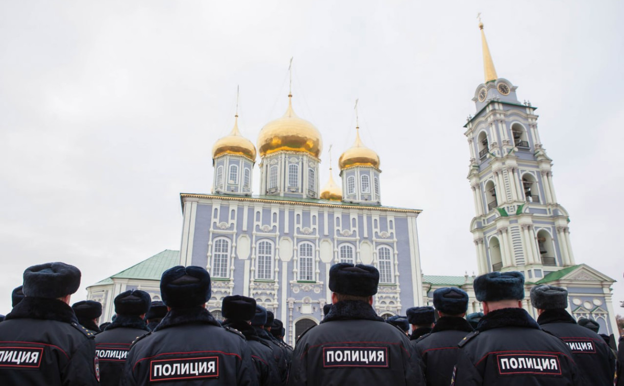 Тульские полицейские обеспечат охрану ﻿общественного порядка на Крещение