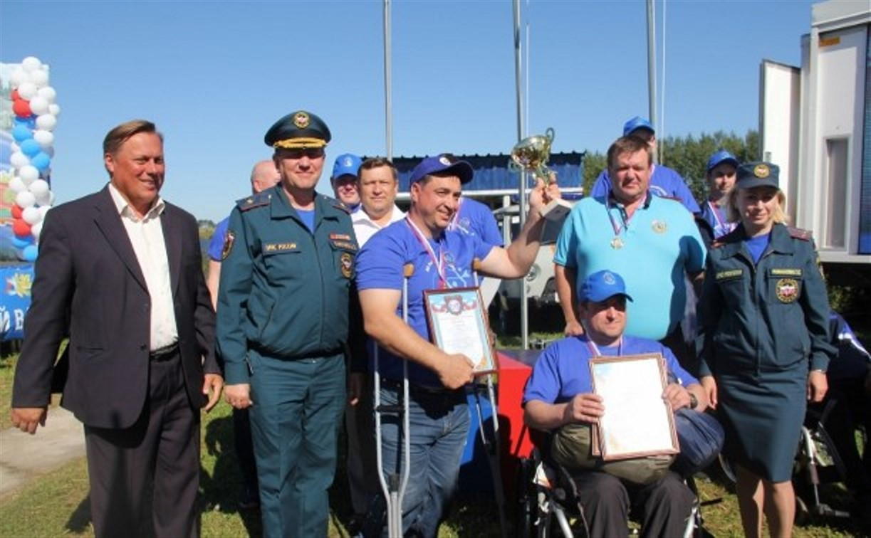 Тульские спасатели вошли в десятку лучших на соревнованиях по рыбной ловле в Липецкой области