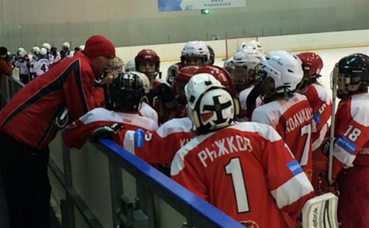 В Новомосковске прошли первые игры Всероссийского турнира по хоккею