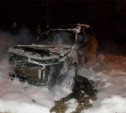 На Зеленстрое ночью сгорели три автомобиля