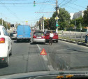 Из-за ДТП в Туле на Пролетарском мосту образовалась пробка