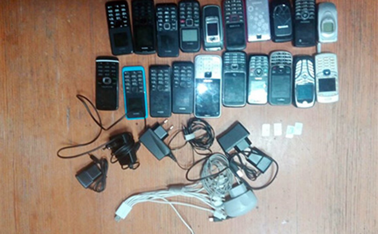 Житель Донского пытался пронести в колонию 20 мобильных телефонов