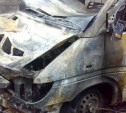 В Кимовске ночью сгорели четыре Mercedes и один Volkswagen