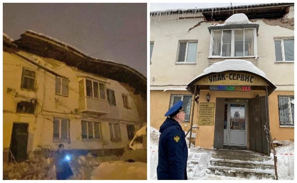 Алексинская прокуратура ограничила доступ в дом с рухнувшей крышей до получения оценки его состояния