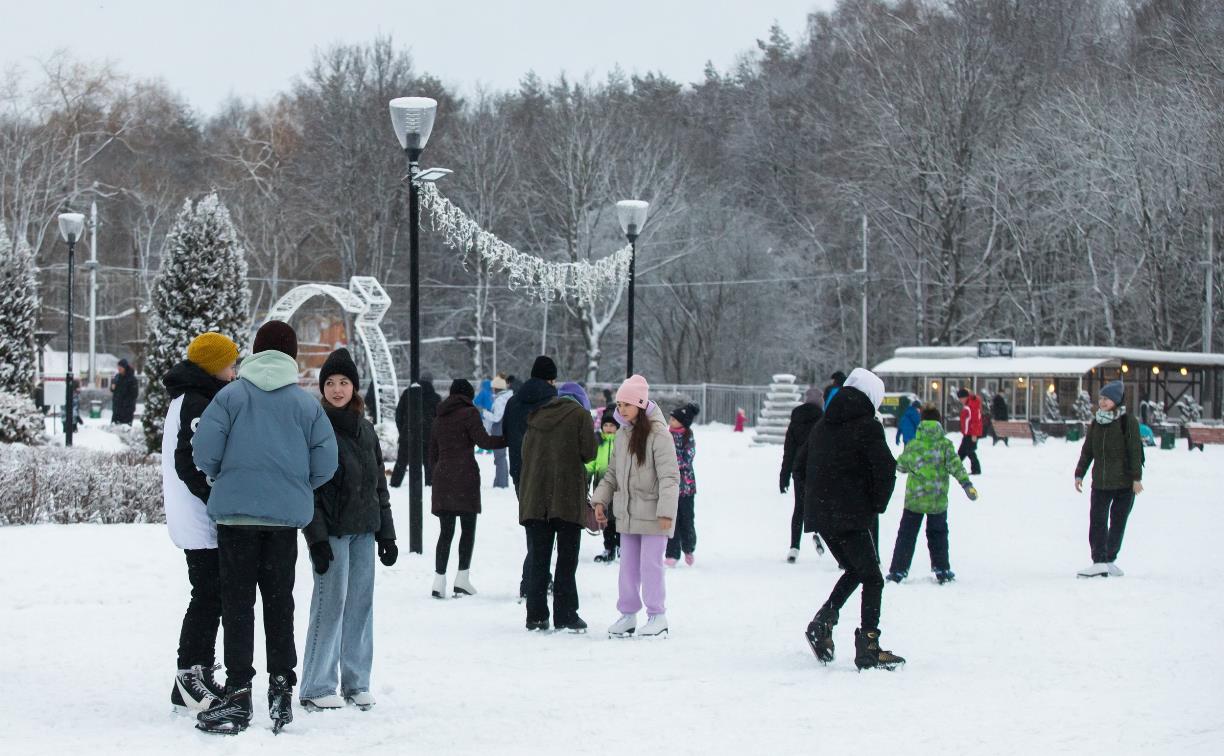 В парках стартовал проект «Зима по-тульски»: афиша мероприятий