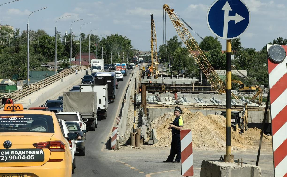После ремонта Московский путепровод в Туле станет шестиполосным