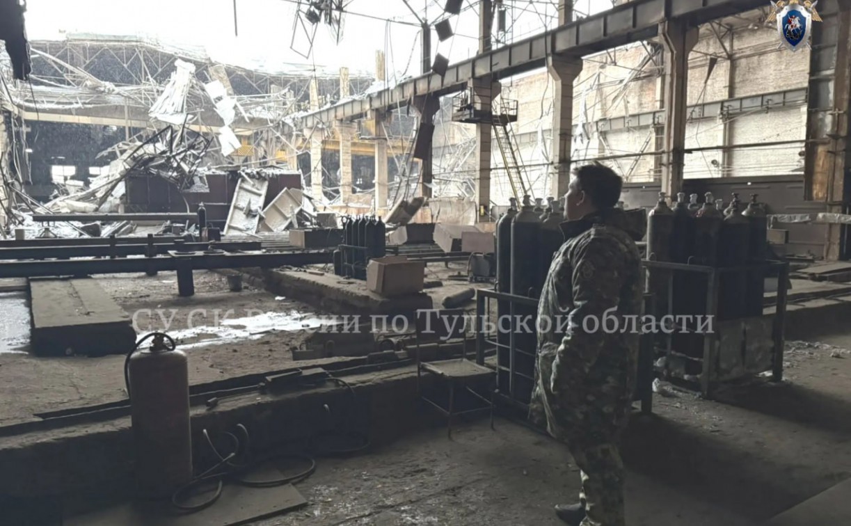 Бастрыкин взял на контроль расследование дела по факту обрушения крыши цеха в Узловой 