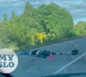 На повороте у Болохово сбит мотоциклист