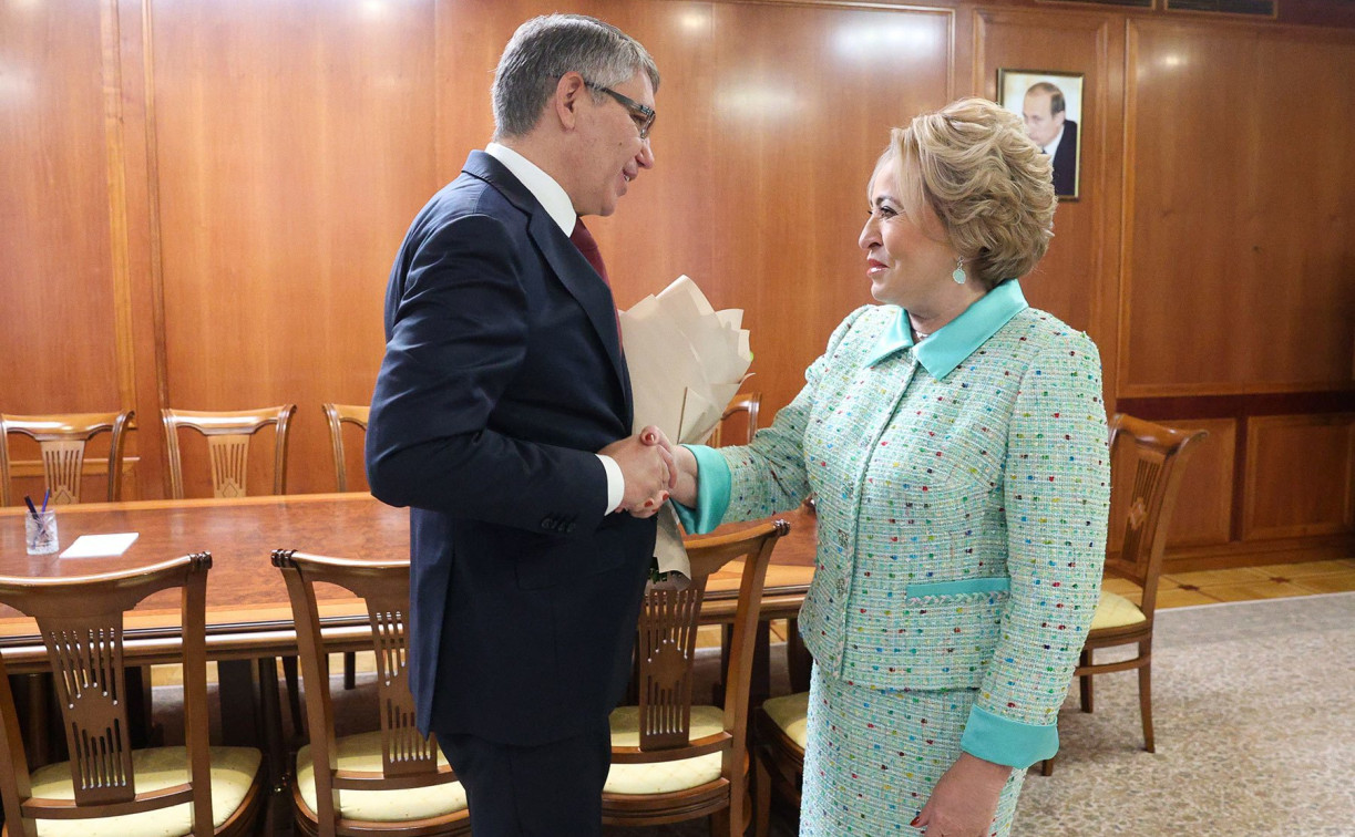 Спикер Совфеда Валентина Матвиенко: «Дмитрий Миляев разумно распоряжается наследством Алексея Дюмина»