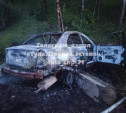 Под Тулой ночью сгорел Hyundai Accent