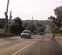 «Накажи автохама»: на скорости 20 км/ч водитель умудрился не пропустить пешехода 