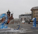 Водитель, сбивший новогодний шар на площади Ленина в Туле, найден