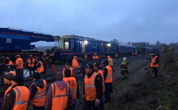 Крушение поезда: в Воловском районе объявлен режим чрезвычайной ситуации