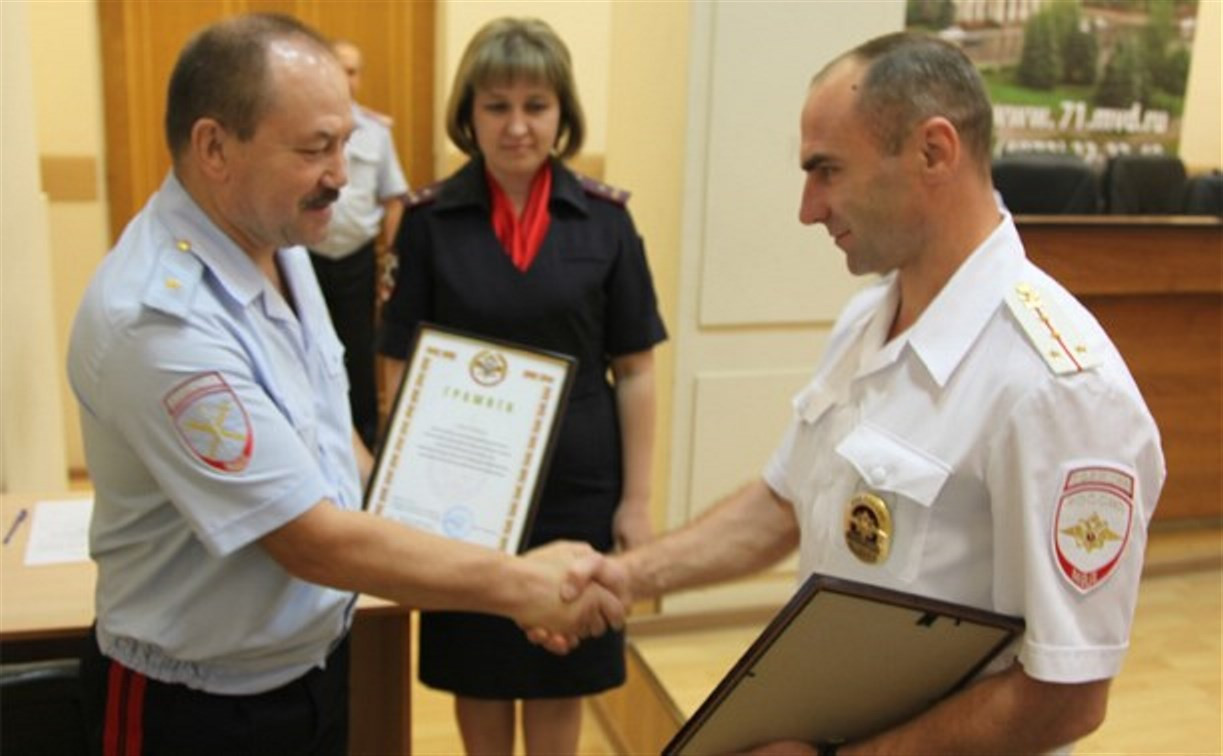 Щёкинский полицейский стал лучшим по физподготовке на Всероссийском конкурсе профмастерства