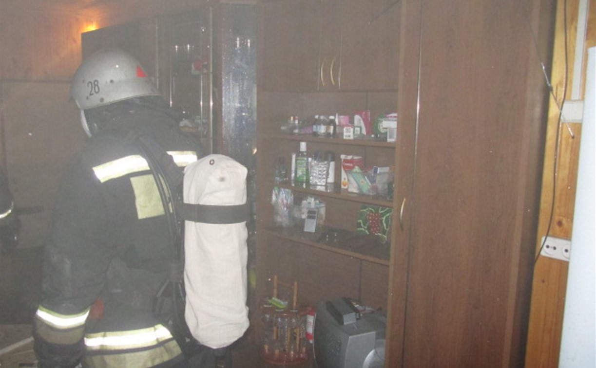В Алексине в дачном доме при пожаре пострадал пенсионер