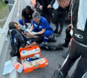 В Туле водитель сбил байкера и скрылся с места ДТП