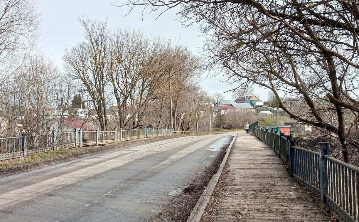 В Плавске начался капитальный ремонт моста
