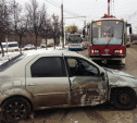На Чулковском путепроводе "девятка" протаранила микроавтобус и легковушку