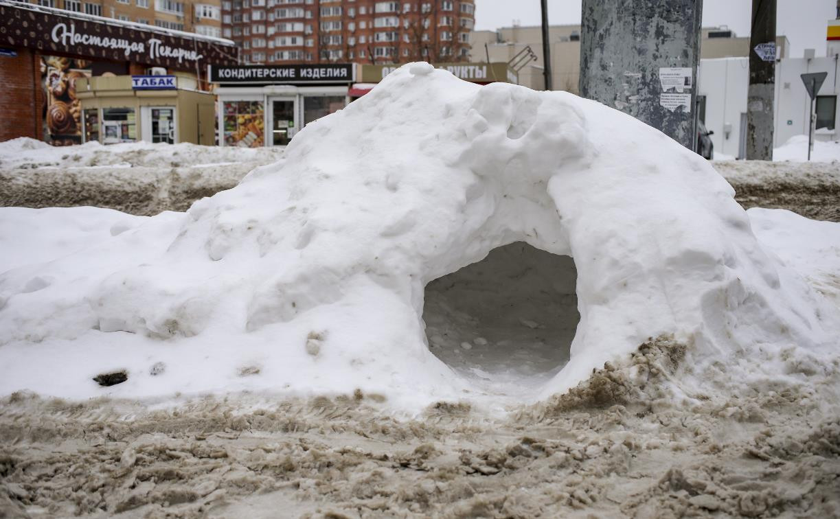 Главу Центрального округа Тулы оштрафовали за плохую уборку снега