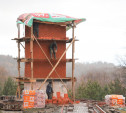 В Привокзальном округе капитально ремонтируют стелы «Передний край обороны Тулы»