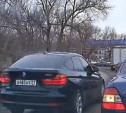 В Туле водитель BMW решил, что стояние в пробке — не для него