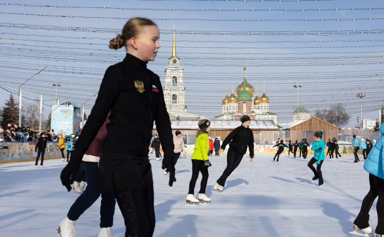 8 марта на Губернском катке туляки увидят открытую тренировку по синхронному фигурному катанию